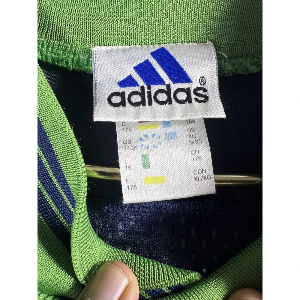 Vintage‎ Adidas Jersey The Brand With The Three Stripes XL 90s 80s Soccer Futbol
